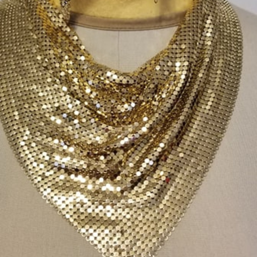 Vintage Slouch Necklace with matching Earrings
